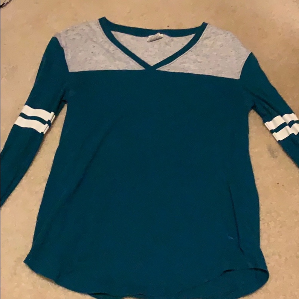 Pink long sleeve T-shirt